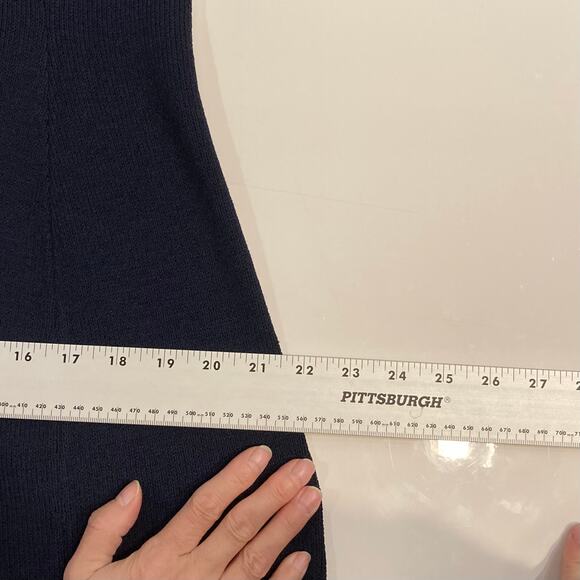 ST.JOHN Collection by Marie Grey Jacket Coat 10 Gold Crest Buttons Santana Knit - Picture 14 of 16